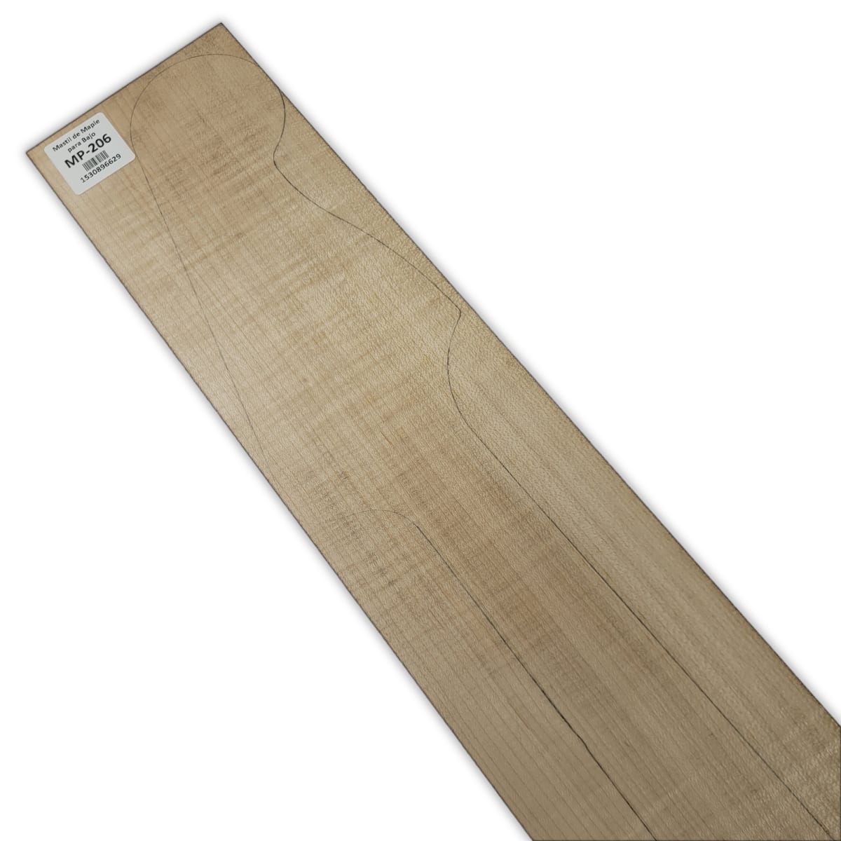 Mastil Unico MP-206 de Maple Arce Canadiense Especial Radial para Bajo Electrico5