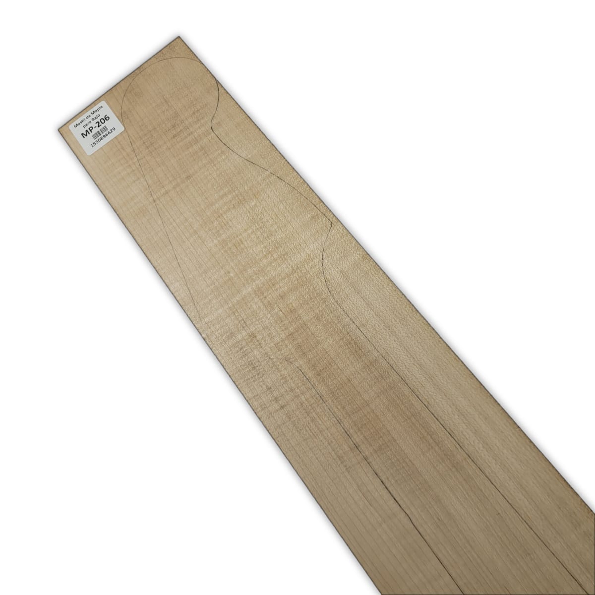 Mastil Unico MP-206 de Maple Arce Canadiense Especial Radial para Bajo Electrico6