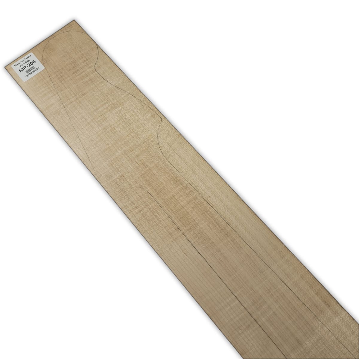 Mastil Unico MP-206 de Maple Arce Canadiense Especial Radial para Bajo Electrico7