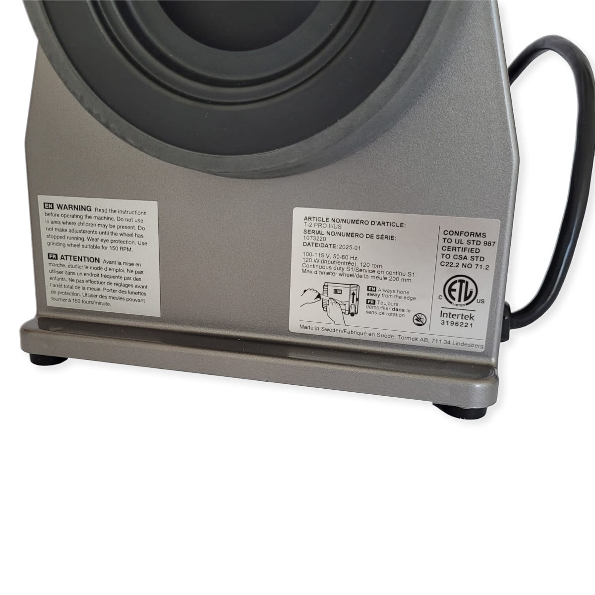 Pack Afiladora Tormek T2 + Guia RBS-14015