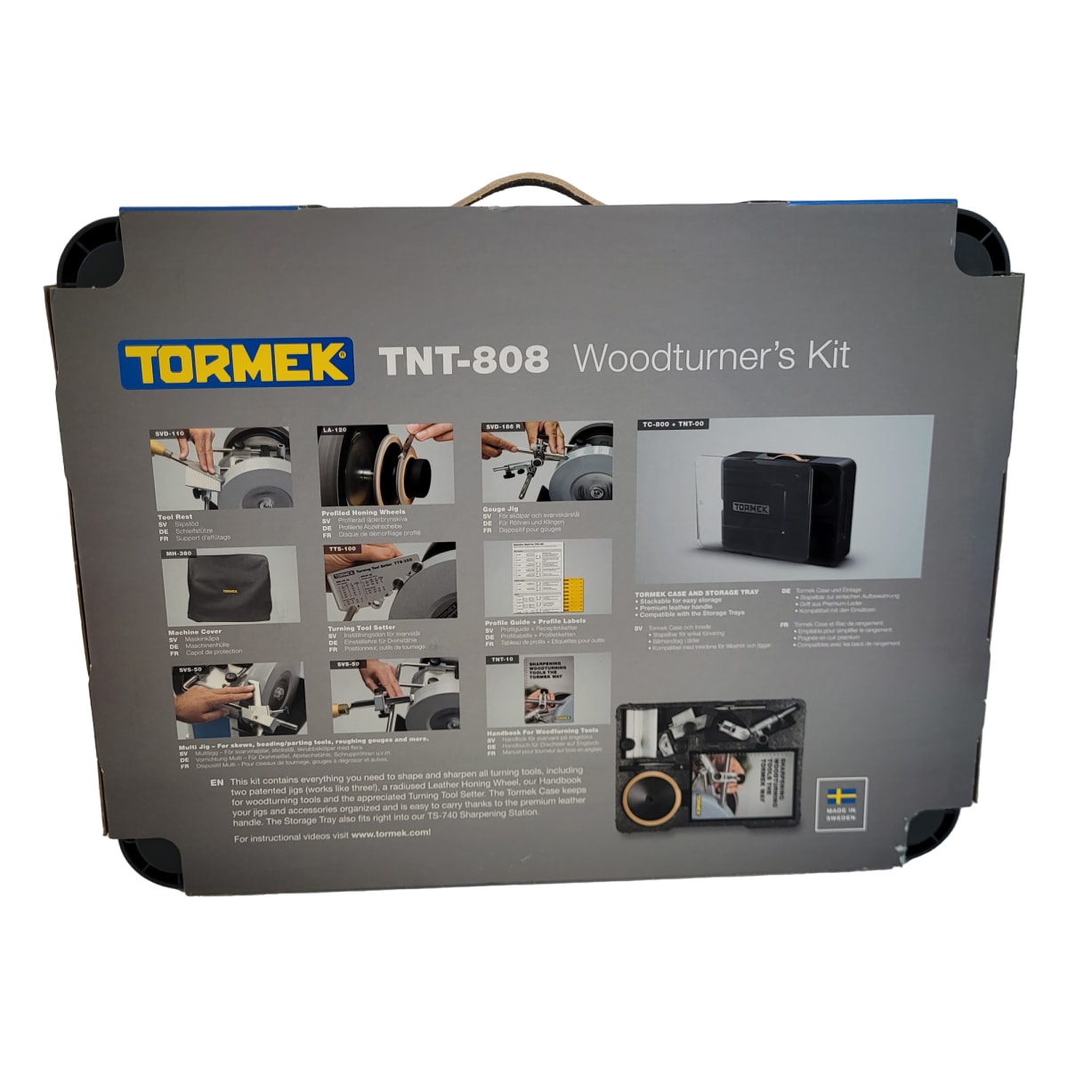 Kit de Afilado Tormek TNT-808 para gubias de Torneria2