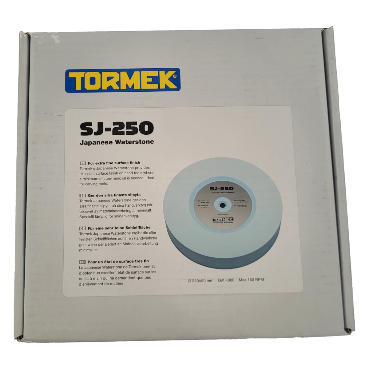 Piedra Japonesa Tormek SJ-250 para Afilado de Herramientas Grano 40002