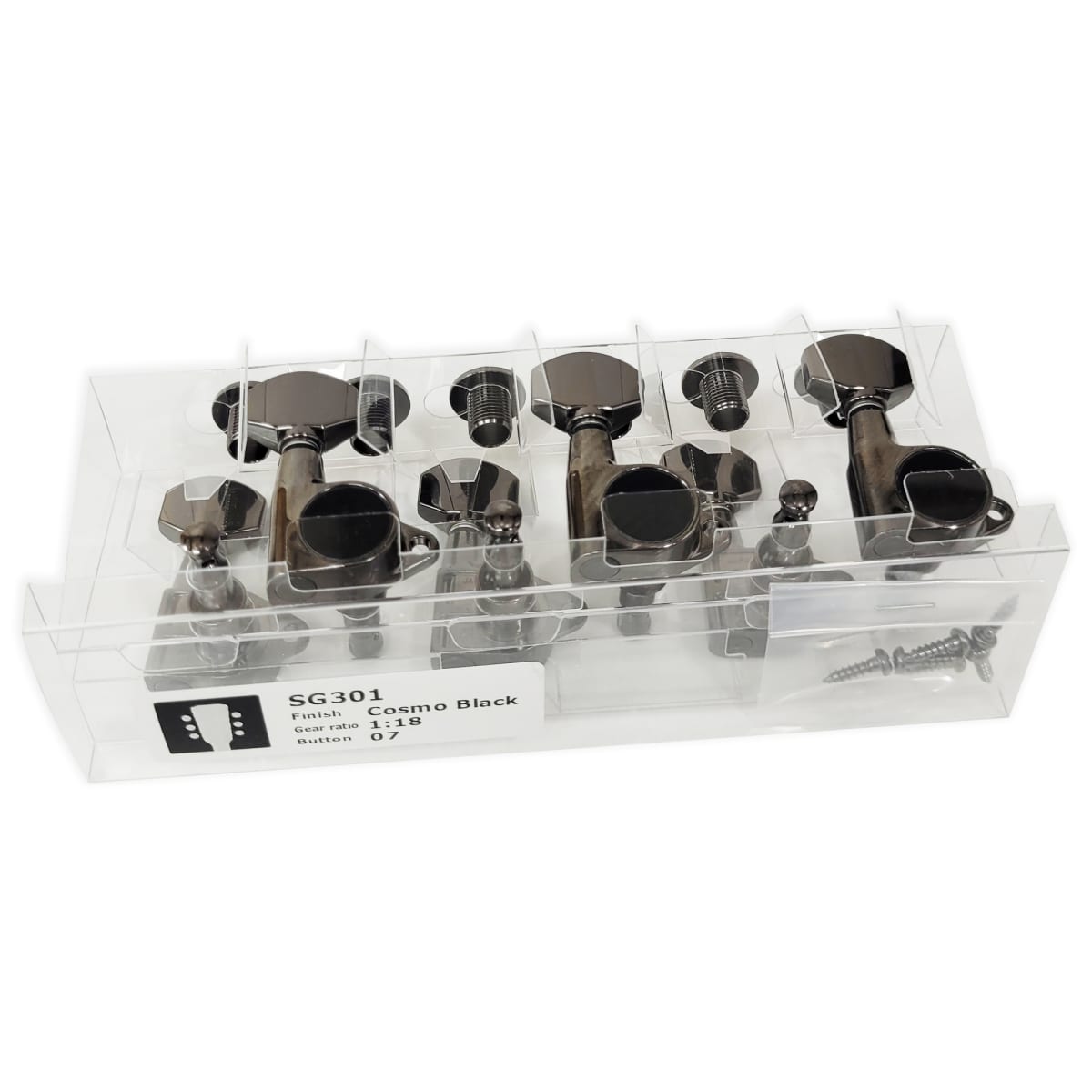 Clavijero Gotoh SG301 07 3L+3R Black para Guitarra4