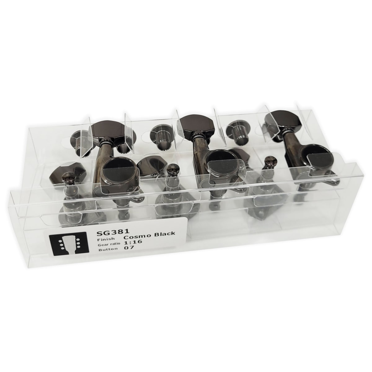 Clavijero Gotoh SG301 07 3L+3R Black para Guitarra6