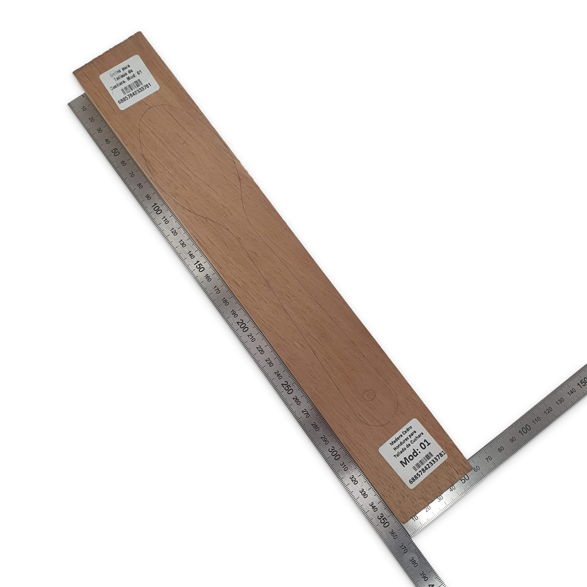 Pieza de Cedro Honduras para Tallado de Cuchara. Mod: 012