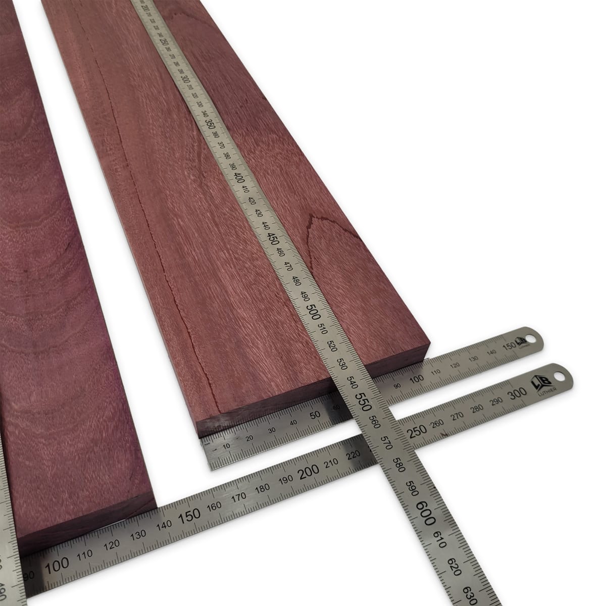 Set de Bloques para Laminar Fondo y Costados de Purple Heart Especial para Instrumentos Pequeños 25mm Espesor7