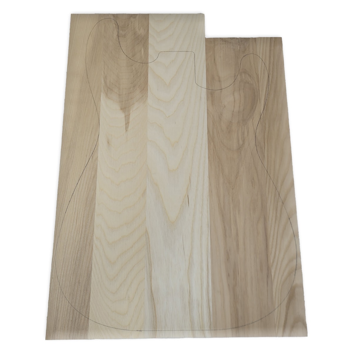 Set Ensamblado por 5 Piezas ASH-800 de White Ash Americano Especial para Guitarra Eléctrica4
