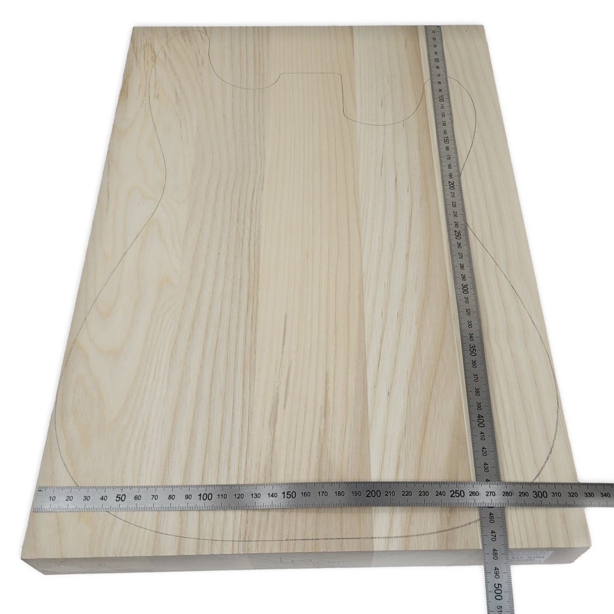 Set Ensamblado por 5 Piezas ASH-800 de White Ash Americano Especial para Guitarra Eléctrica11