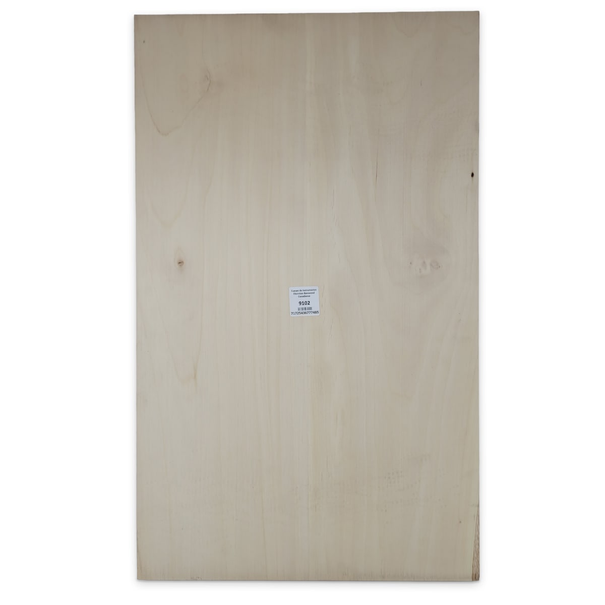 Madera Premium Basswood Canadiense para Cuerpo Ensamblado de Guitarras y Bajos Eléctricos # 91026
