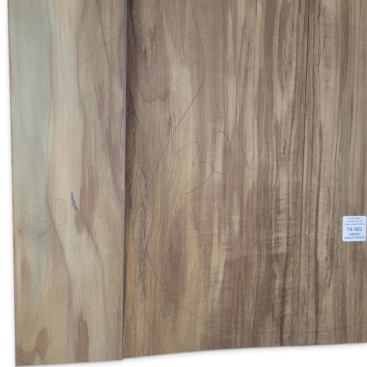 Set de Fondo y Costados TK-301 de Teak para Guitarra9