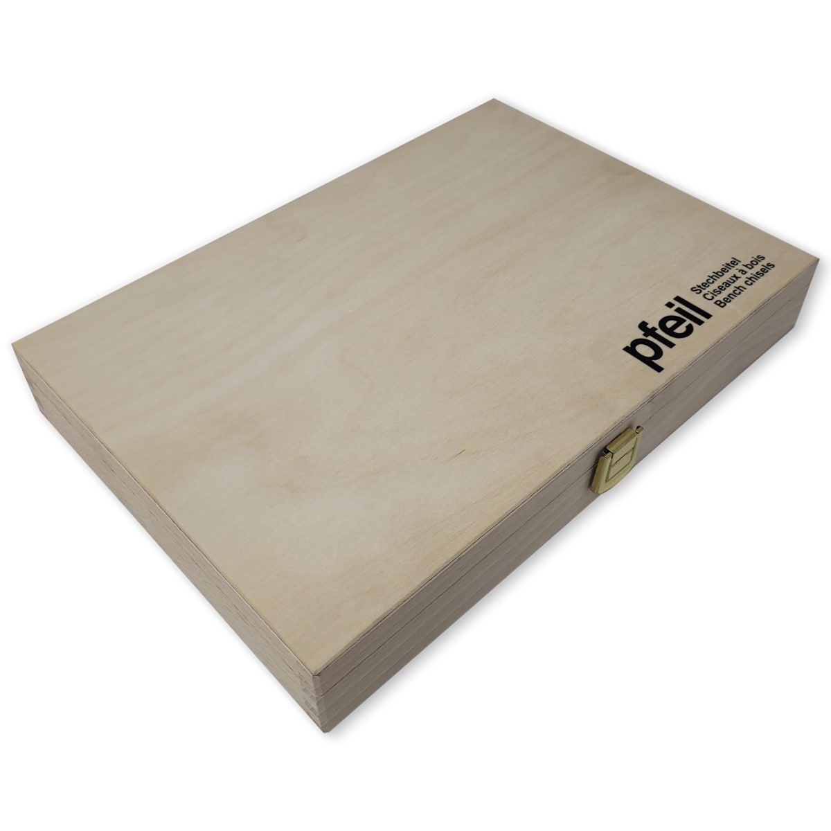 Pack de 5 Formones Rectos y 1 Gubia Semicurva Pfeil con Estuche de Madera7
