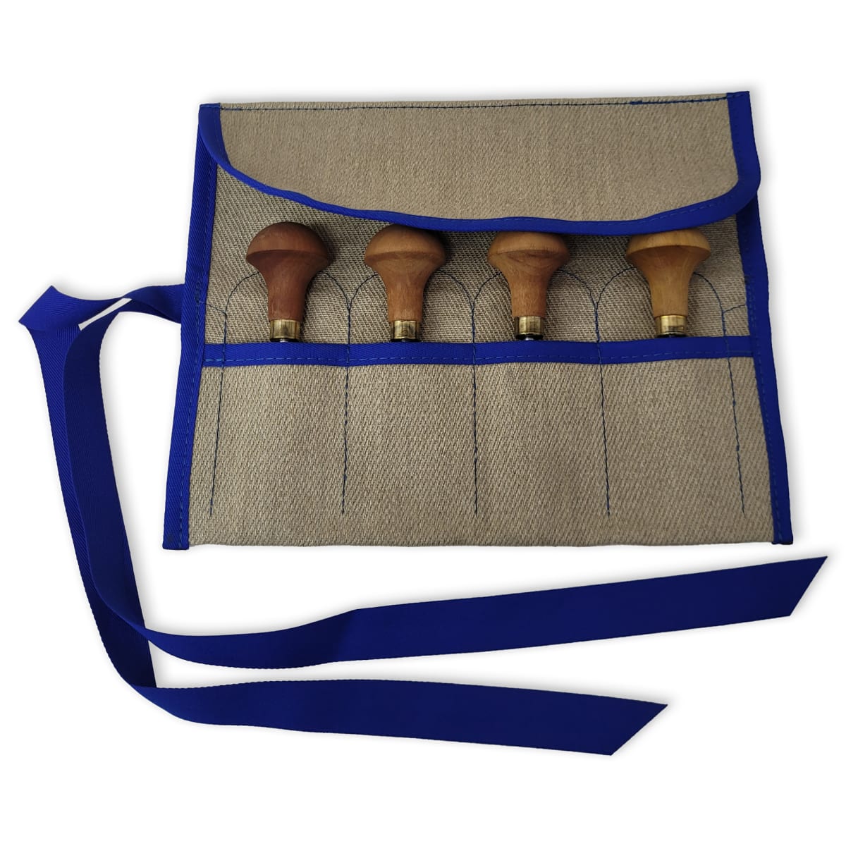 Pack de 2 Microgubias Semicurvas y 2 Microgubias Semiplanas Pfeil con Estuche de Lona2