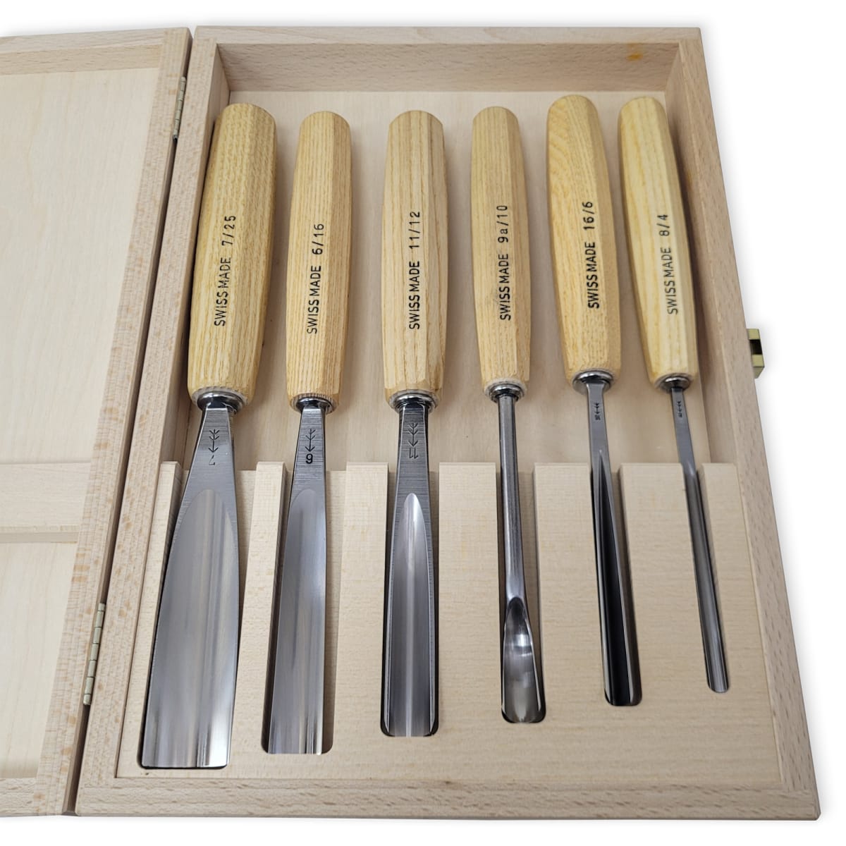 Pack de 6 Gubias Variadas Pfeil con 1 Estuche de Madera5