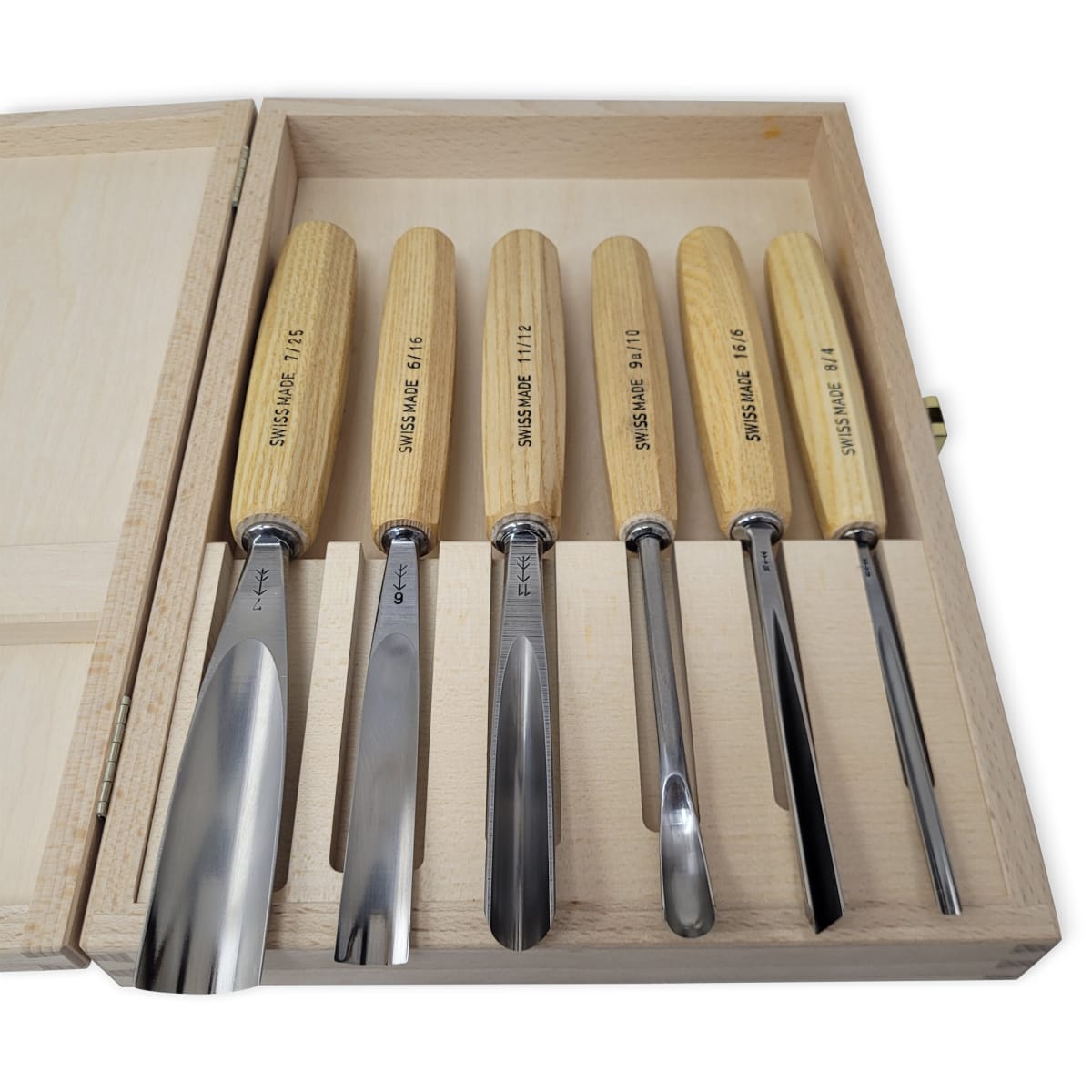 Pack de 6 Gubias Variadas Pfeil con 1 Estuche de Madera6