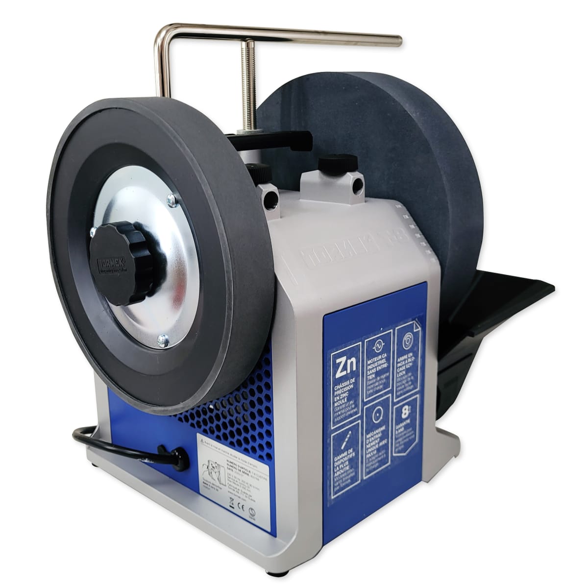 Afiladora Tormek T8 Custom con Disco Blackstone Silicon3