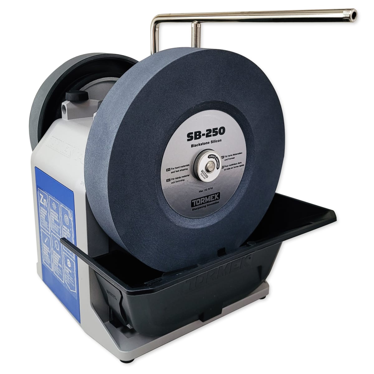 Afiladora Tormek T8 Custom con Disco Blackstone Silicon2