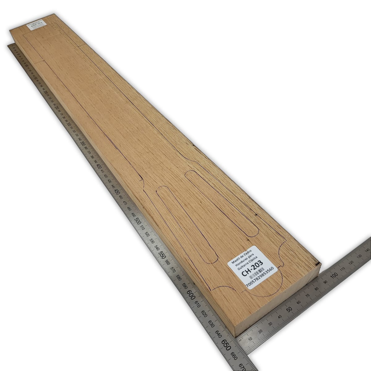 Mastil para Guitarra CH-203 de Cedro Honduras Economico con Detalles2