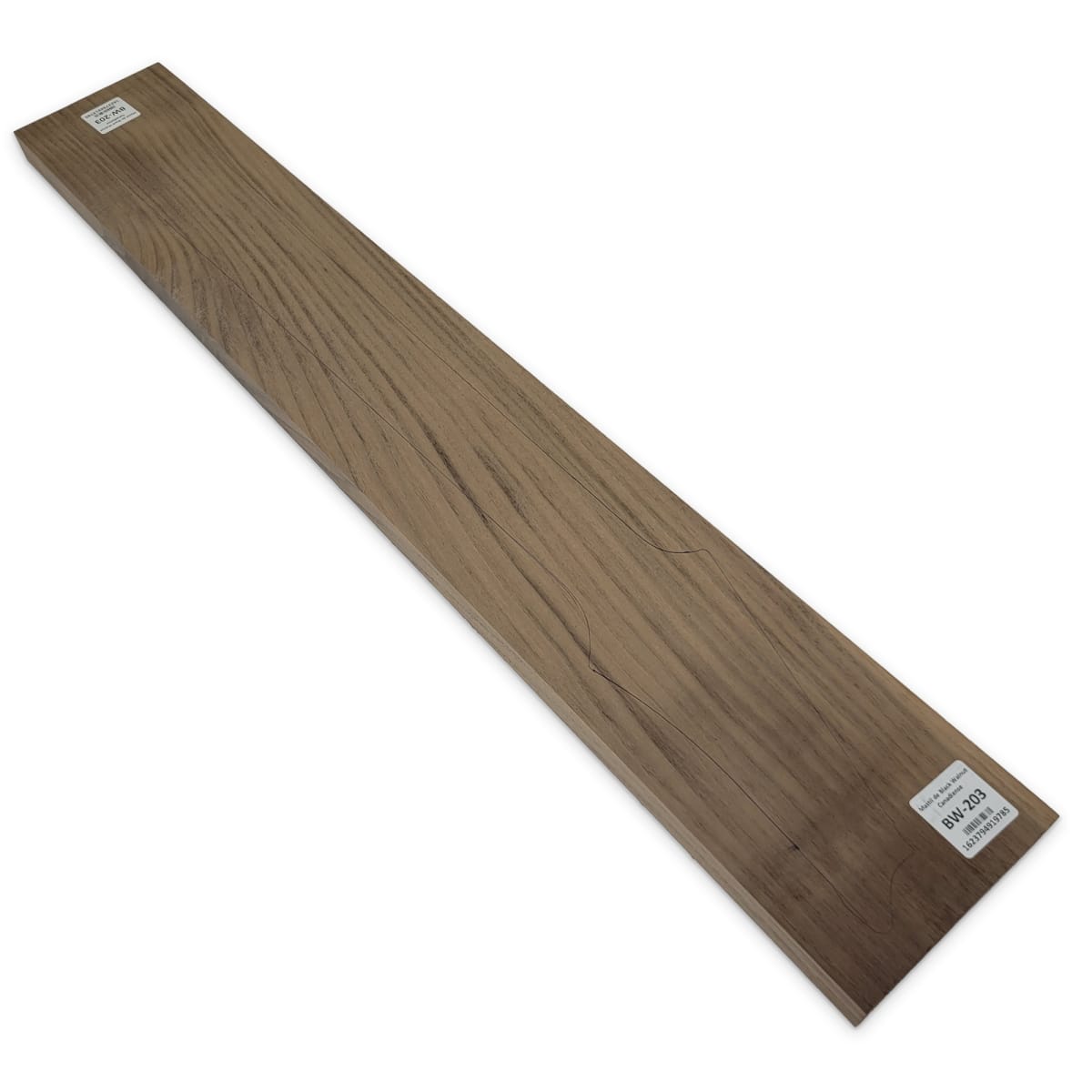 Mastil BW-203 de Black Walnut Especial Radial para Guitarra 0