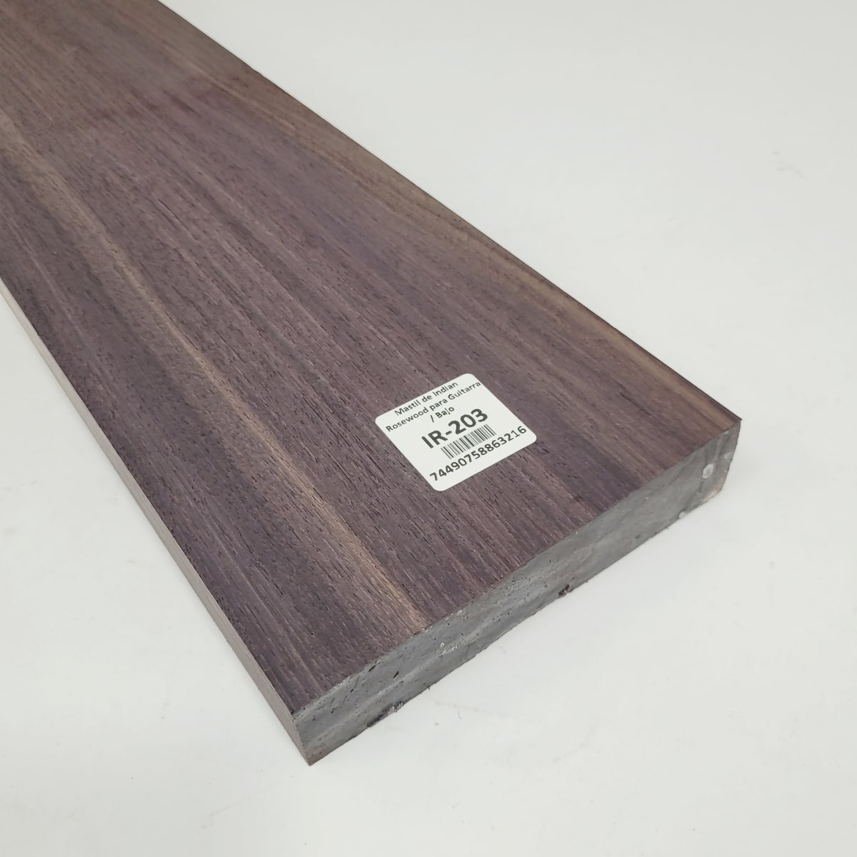 Mastil para Guitarra y Bajo IR-203 de Indian Rosewood Especial (Palosanto de la India) Corte Radial6