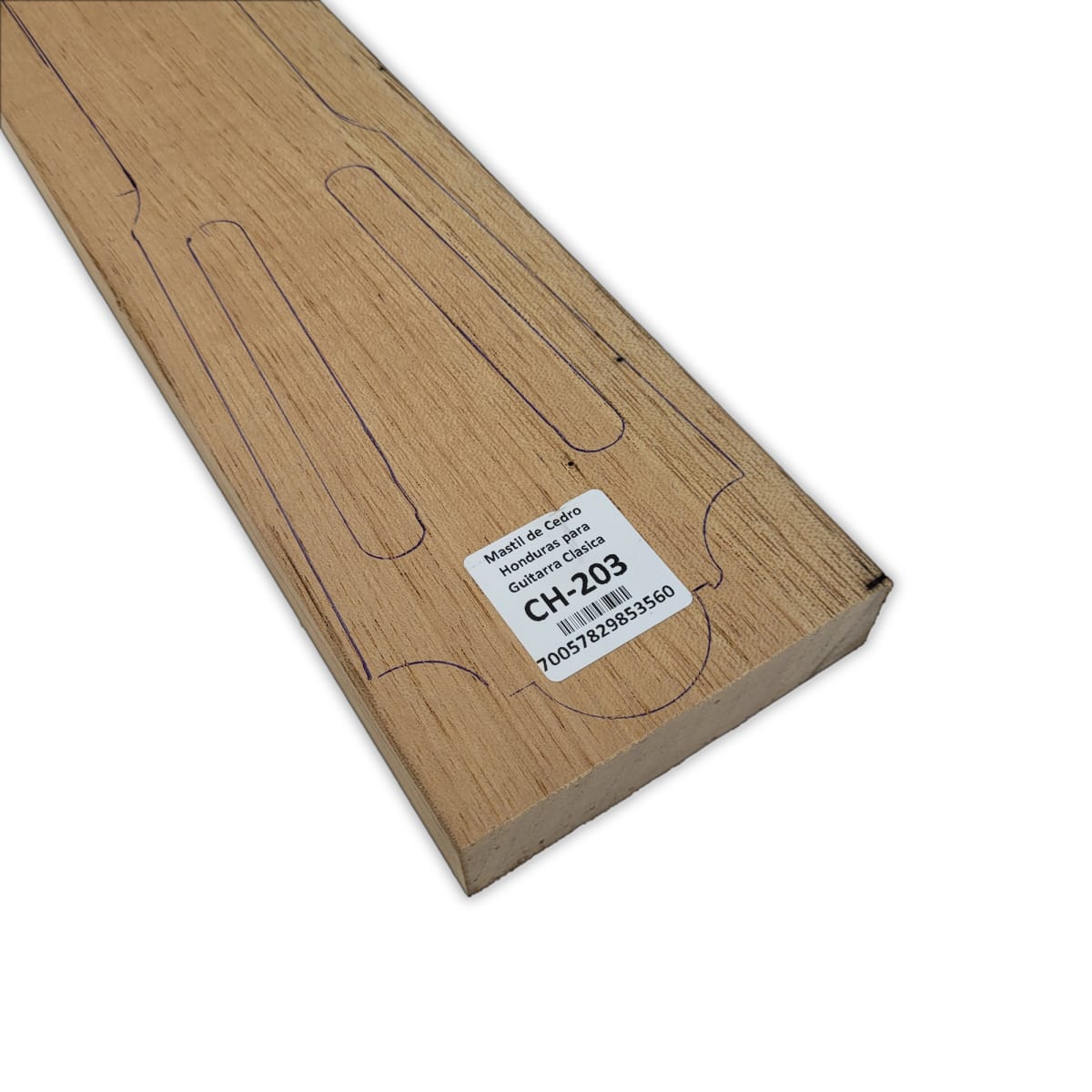 Mastil para Guitarra CH-203 de Cedro Honduras Economico con Detalles5