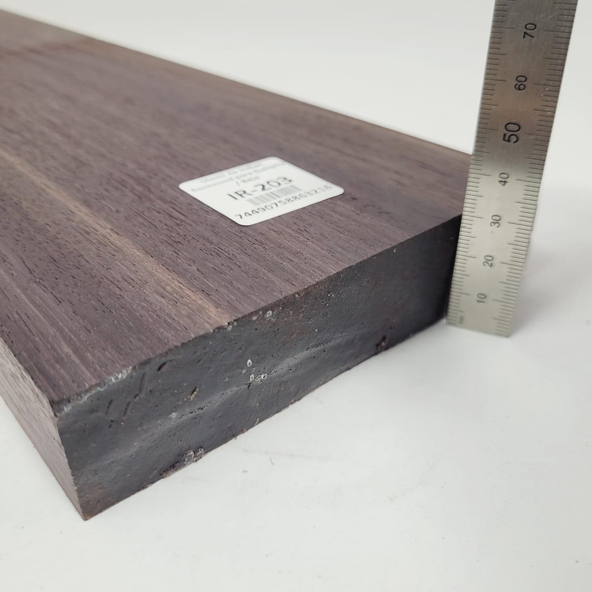 Mastil para Guitarra y Bajo IR-203 de Indian Rosewood Especial (Palosanto de la India) Corte Radial3