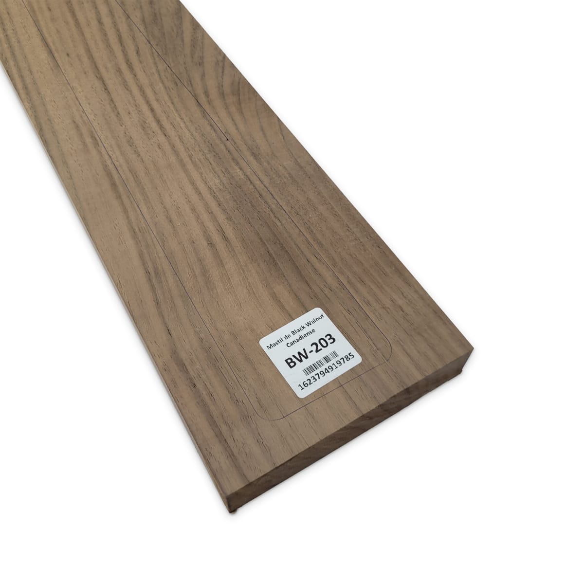 Mastil BW-203 de Black Walnut Especial Radial para Guitarra6