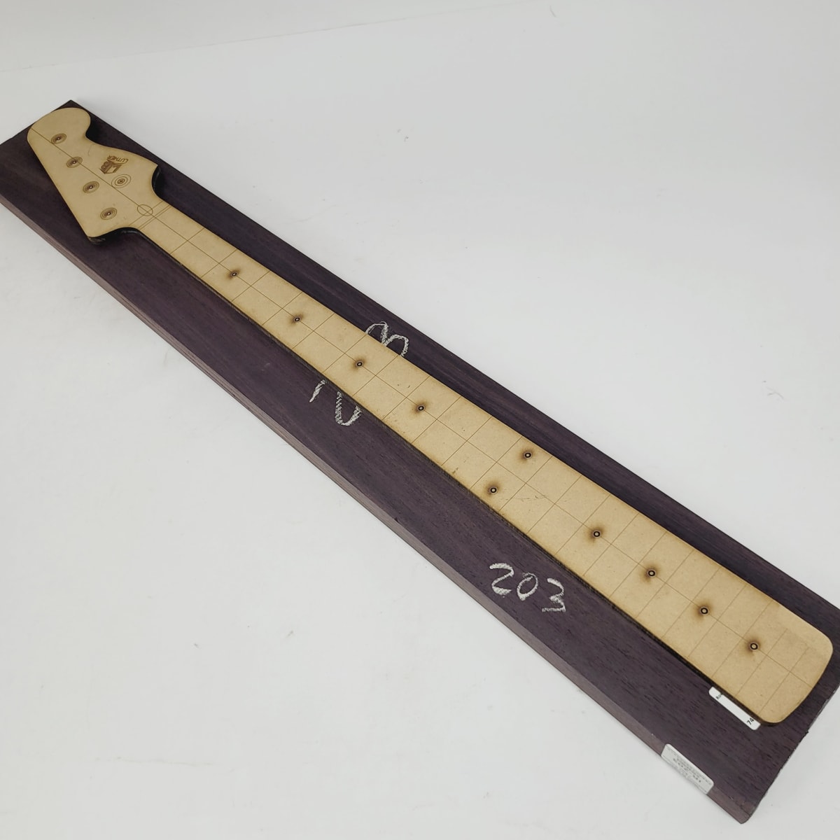Mastil para Guitarra y Bajo IR-203 de Indian Rosewood Especial (Palosanto de la India) Corte Radial5