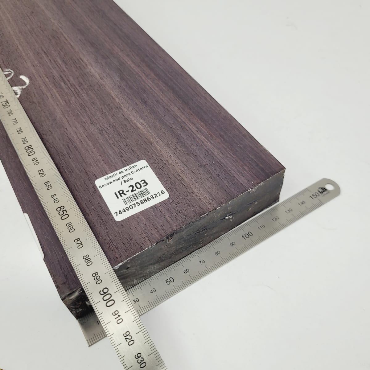 Mastil para Guitarra y Bajo IR-203 de Indian Rosewood Especial (Palosanto de la India) Corte Radial2