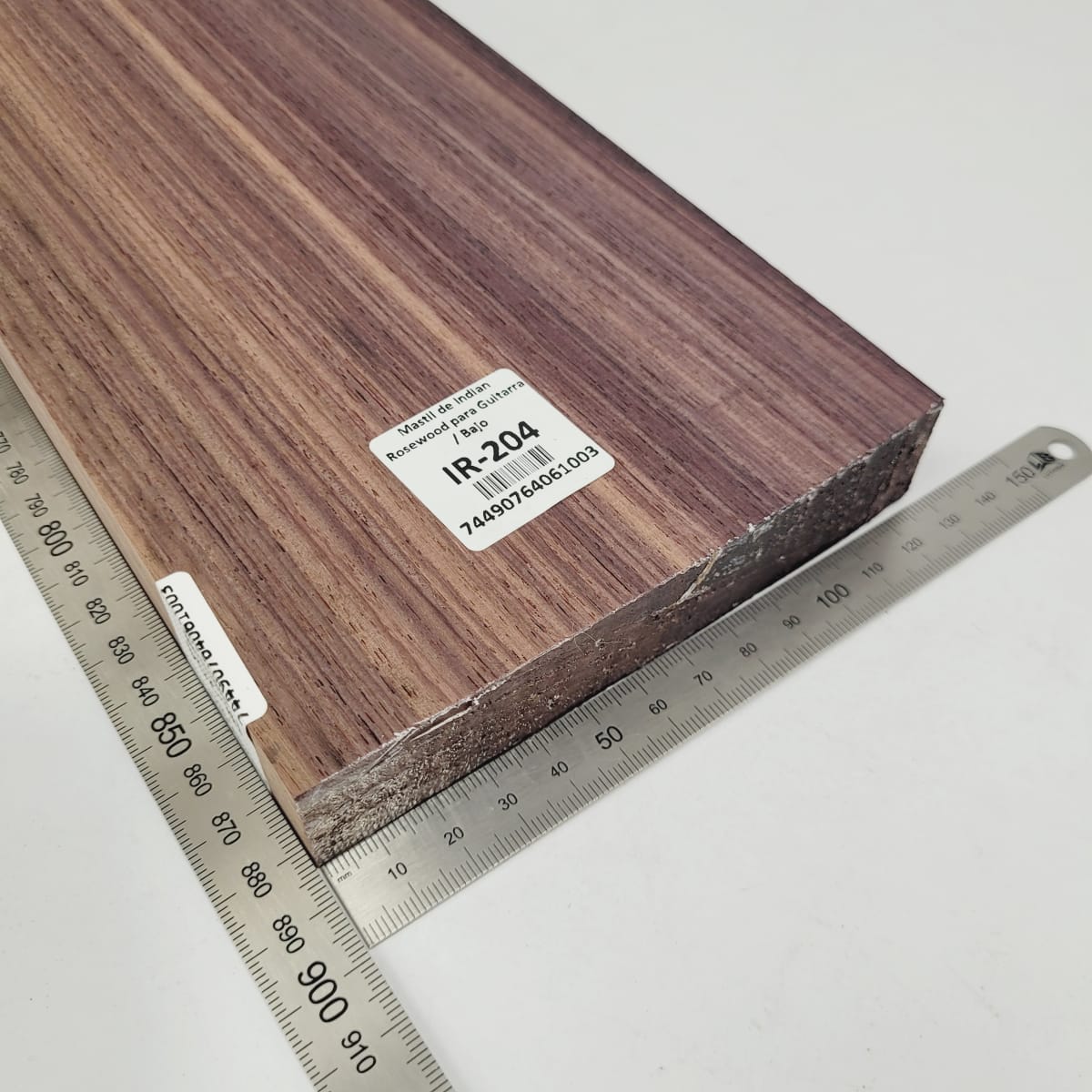 Mastil para Guitarra y Bajo IR-204 de Indian Rosewood Especial (Palosanto de la India) Corte Radial3
