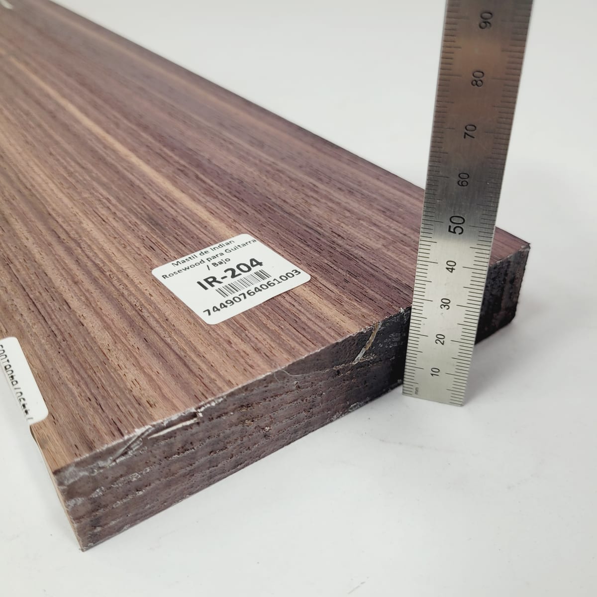 Mastil para Guitarra y Bajo IR-204 de Indian Rosewood Especial (Palosanto de la India) Corte Radial4