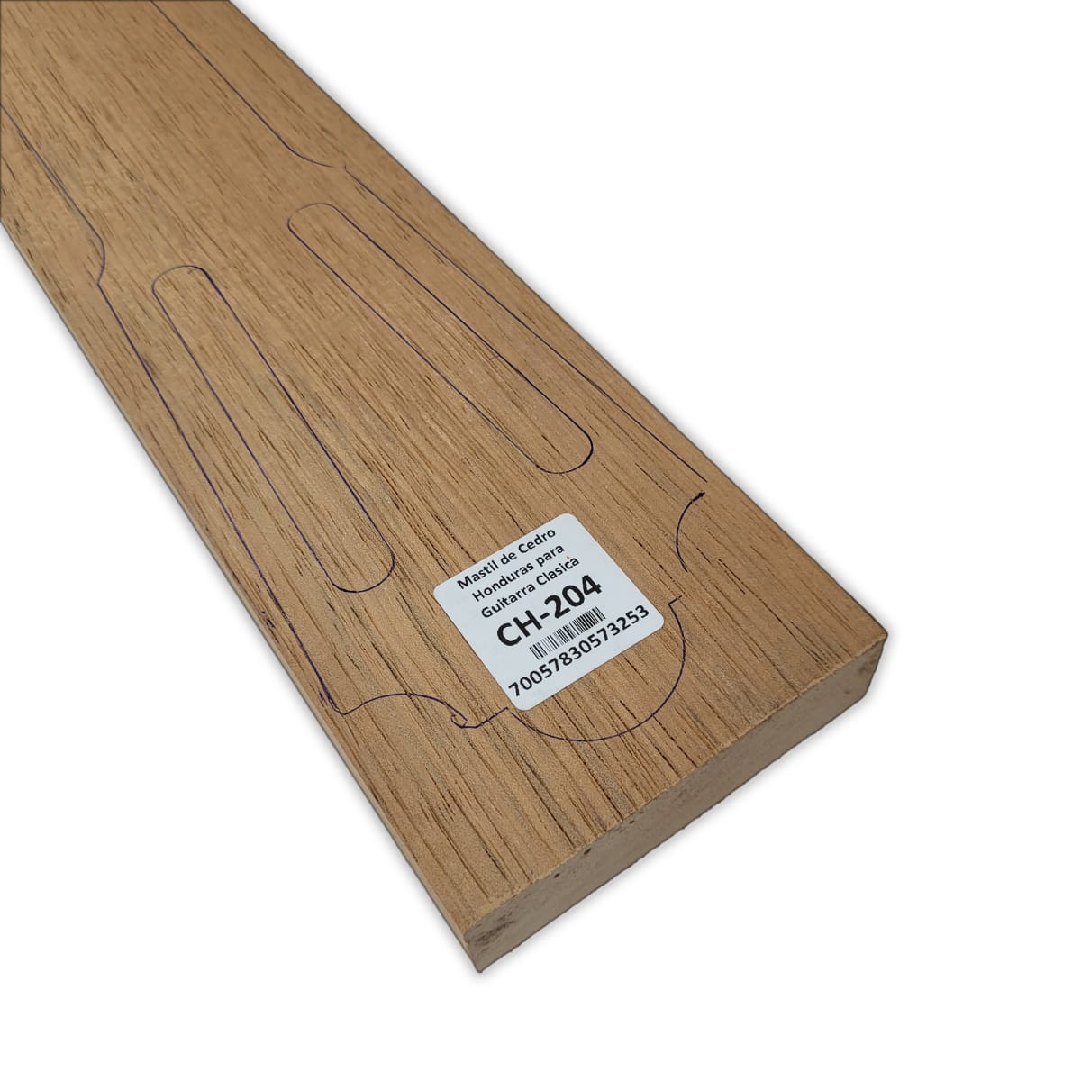 Mastil para Guitarra CH-204 de Cedro Honduras Economico con Detalles6