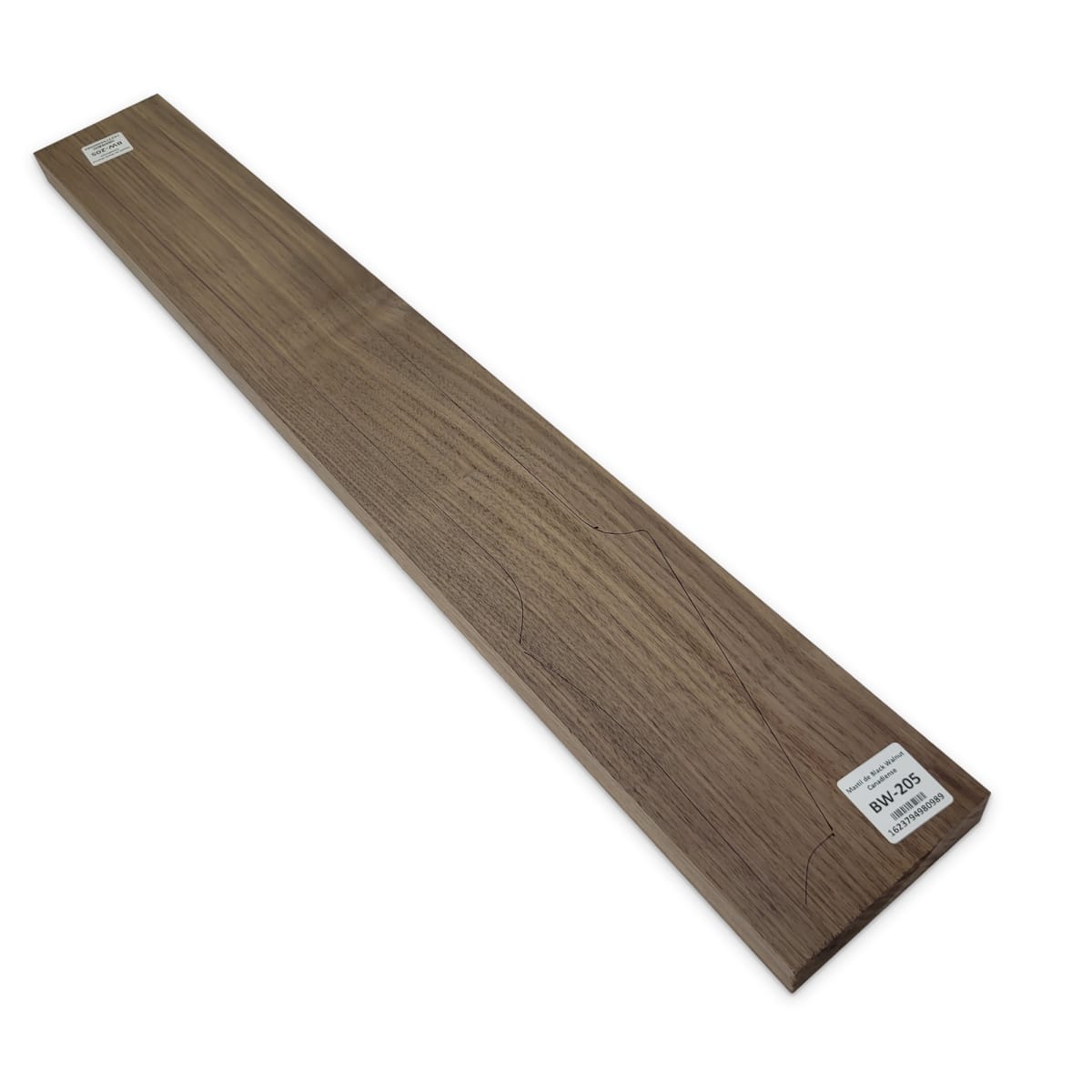 Mastil BW-205 de Black Walnut Especial Radial para Guitarra 0