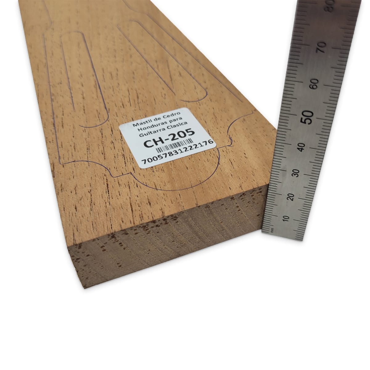 Mastil para Guitarra CH-205 de Cedro Honduras Especial4