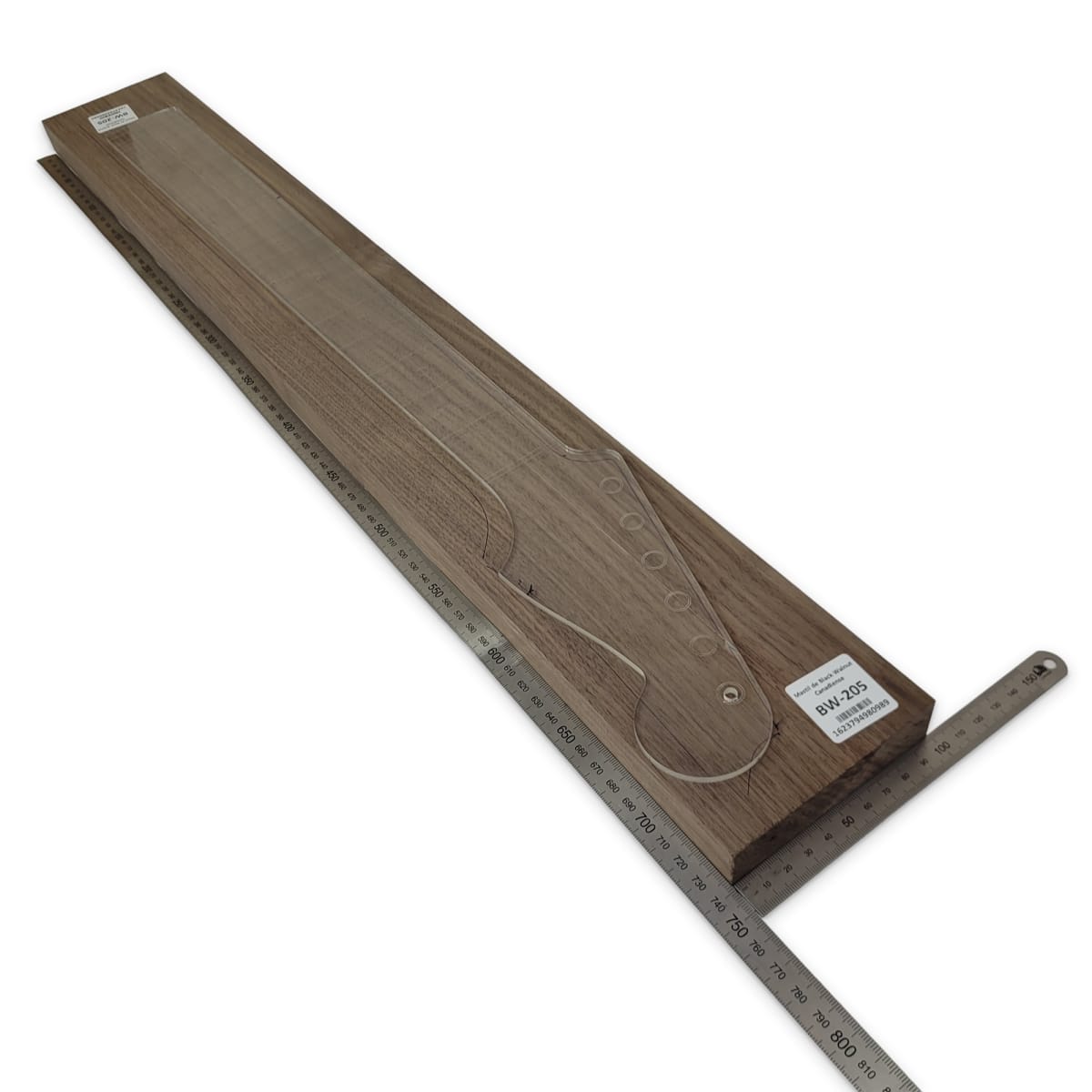 Mastil BW-205 de Black Walnut Especial Radial para Guitarra2