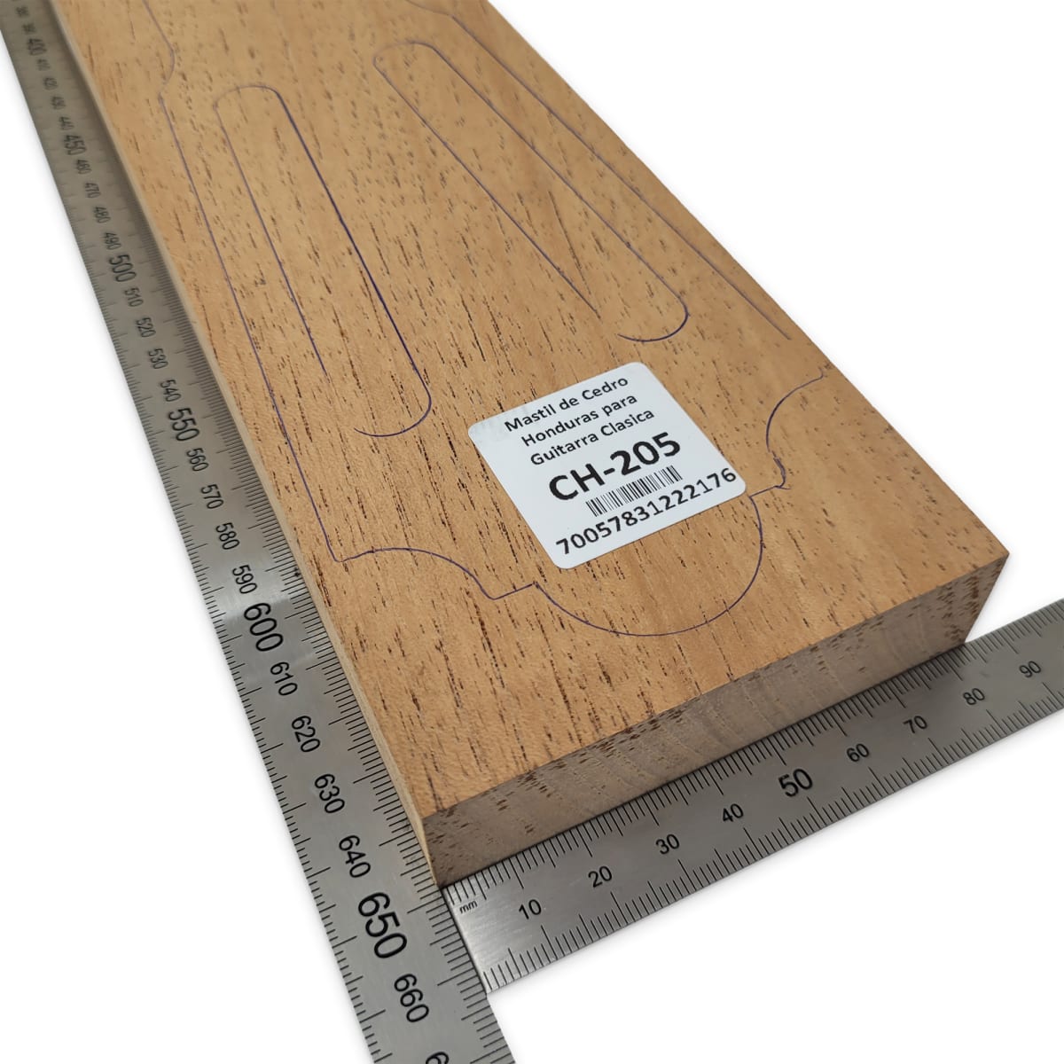 Mastil para Guitarra CH-205 de Cedro Honduras Especial3