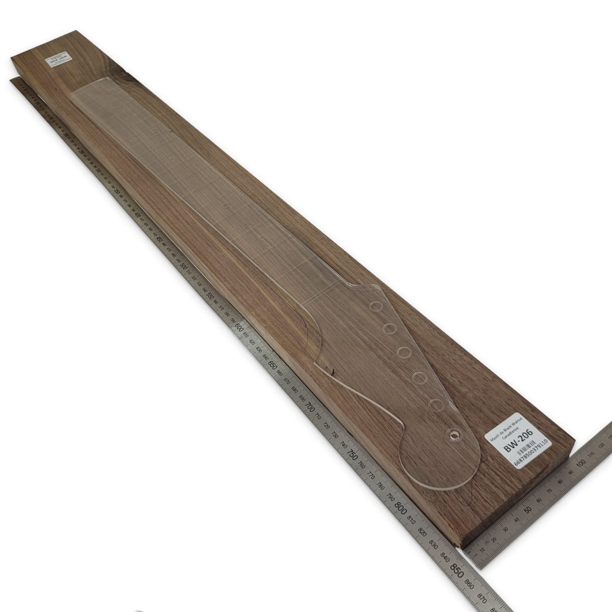 Mastil BW-206 de Black Walnut Especial Radial para Bajo2