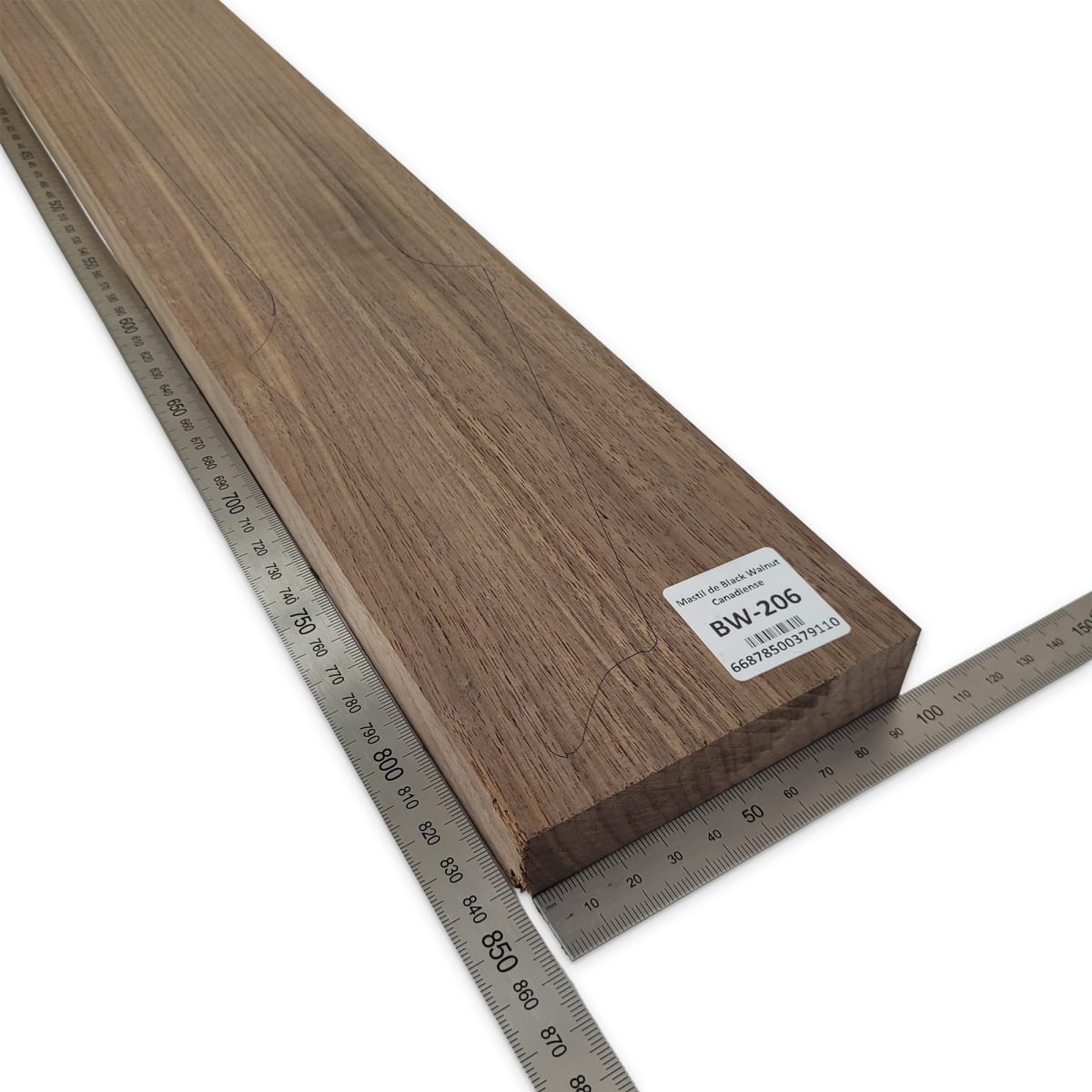 Mastil BW-206 de Black Walnut Especial Radial para Bajo4