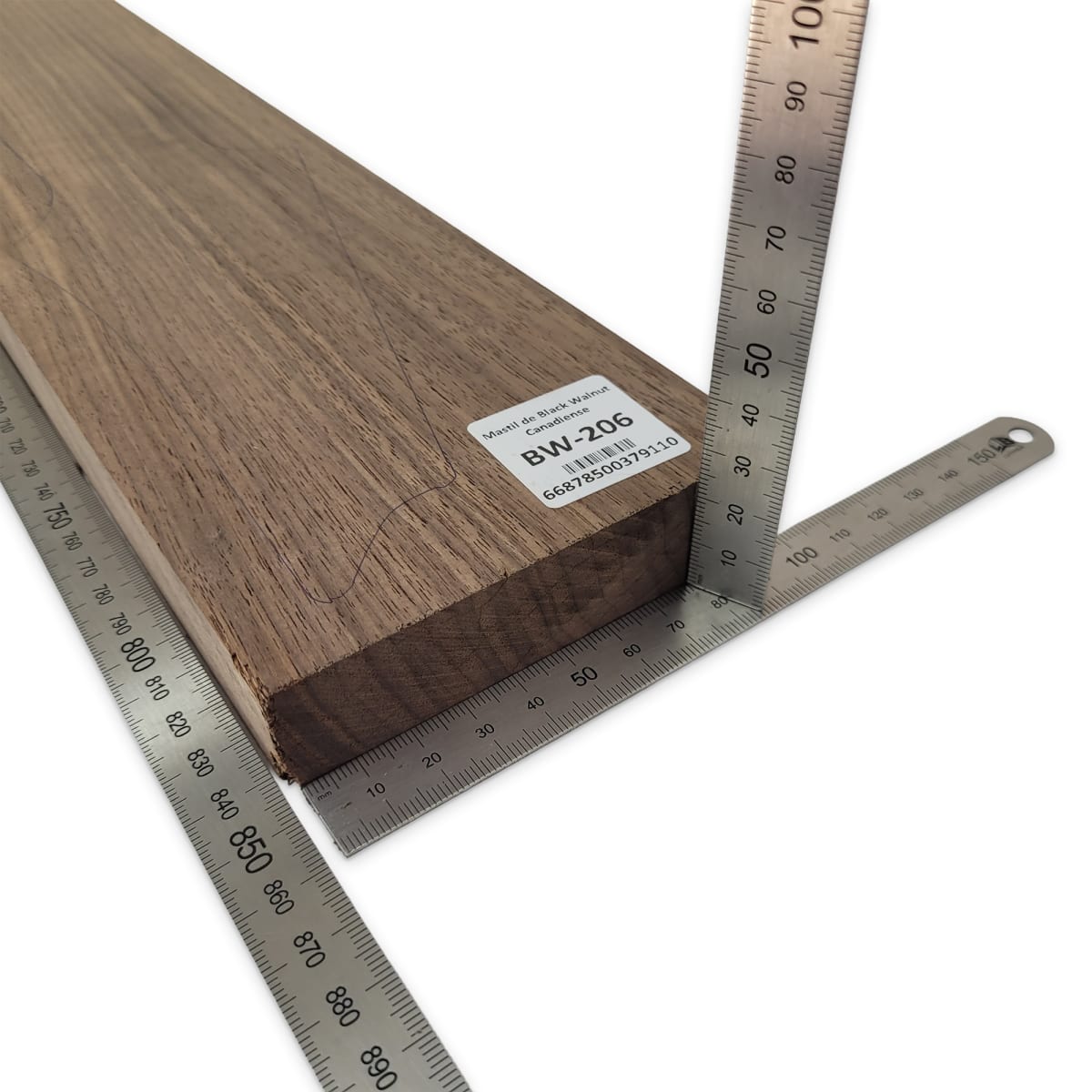 Mastil BW-206 de Black Walnut Especial Radial para Bajo5