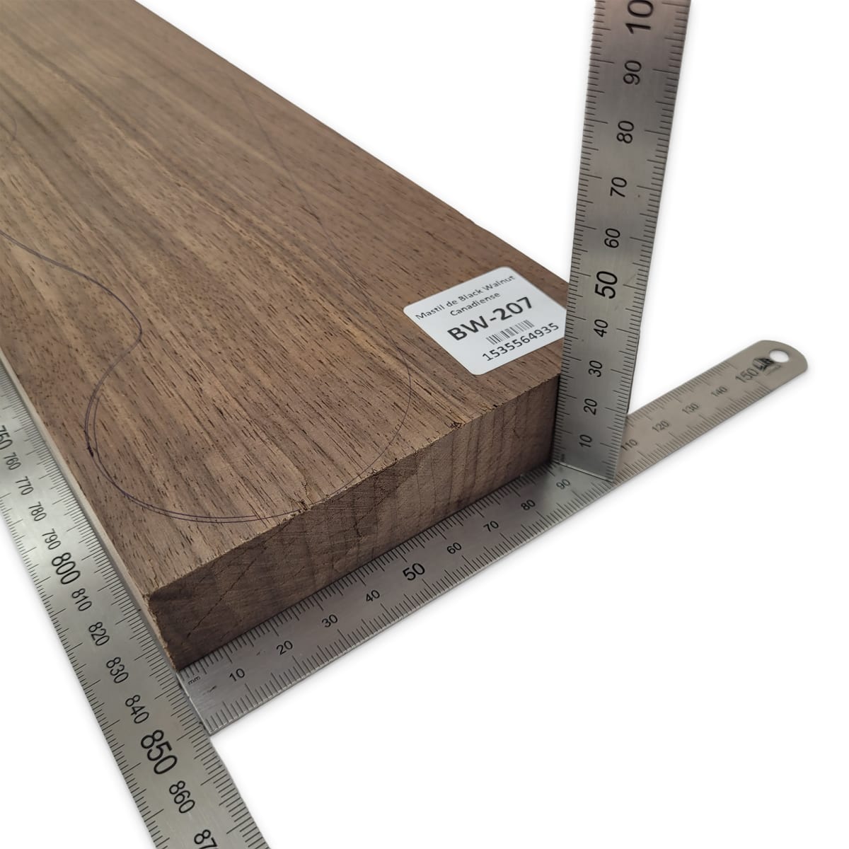 Mastil BW-207 de Black Walnut Especial Radial para Bajo3