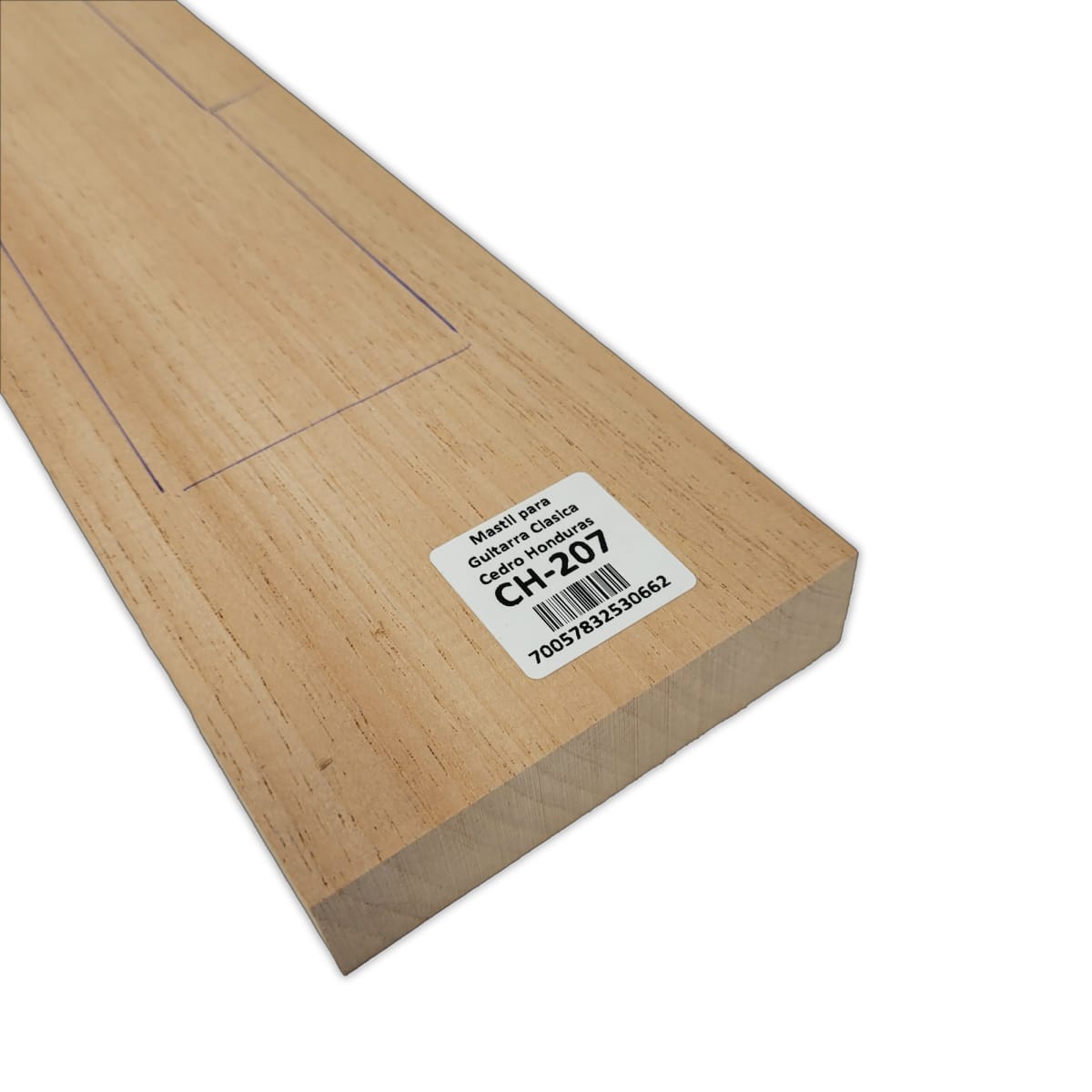Mastil para Guitarra CH-207 de Cedro Honduras Especial corte Radial6