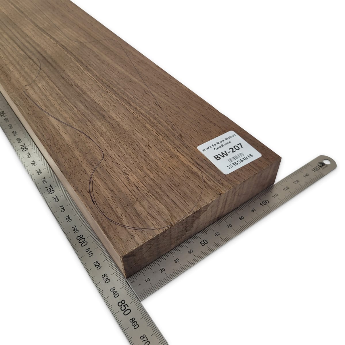 Mastil BW-207 de Black Walnut Especial Radial para Bajo4
