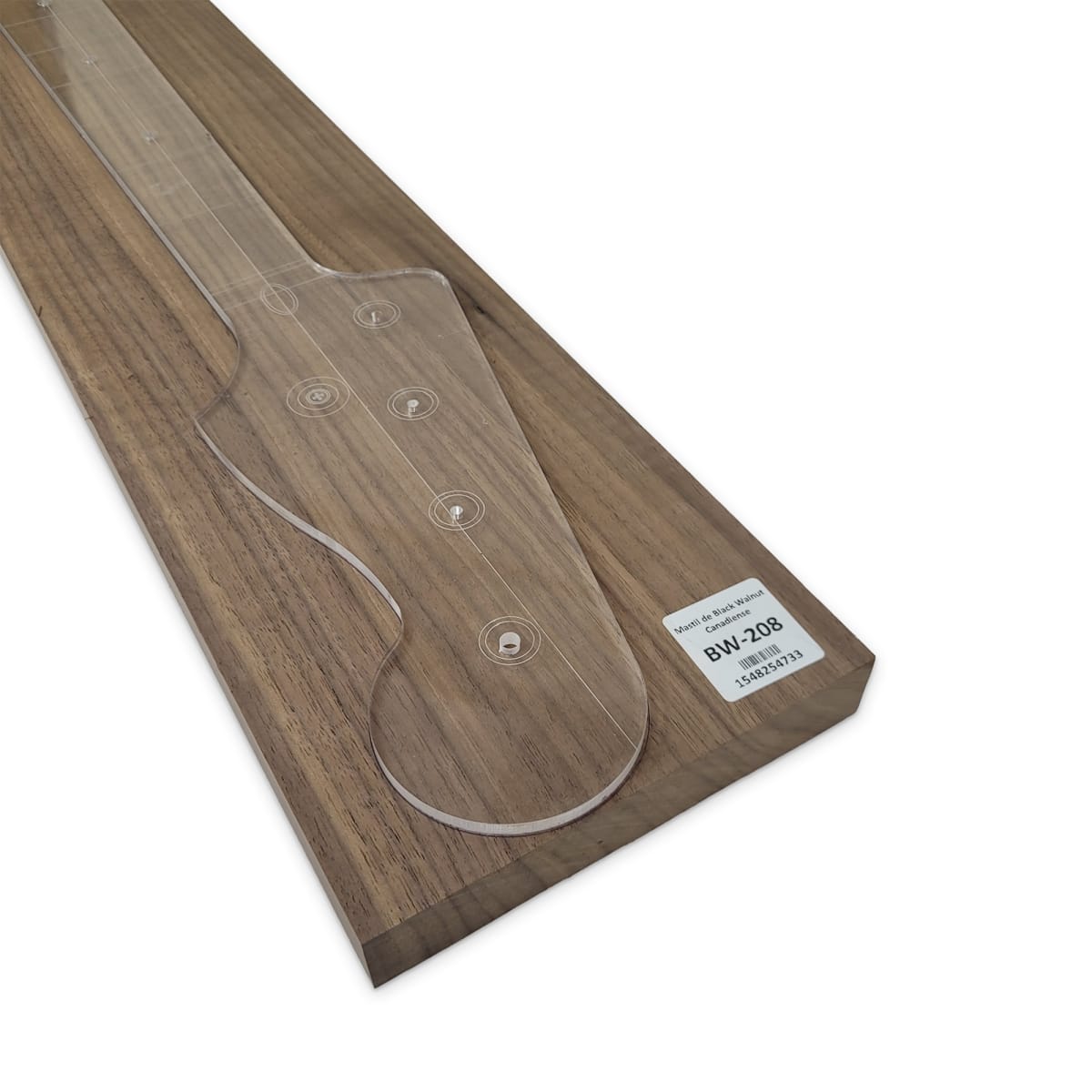 Mastil BW-208 de Black Walnut Especial Radial para Bajo8