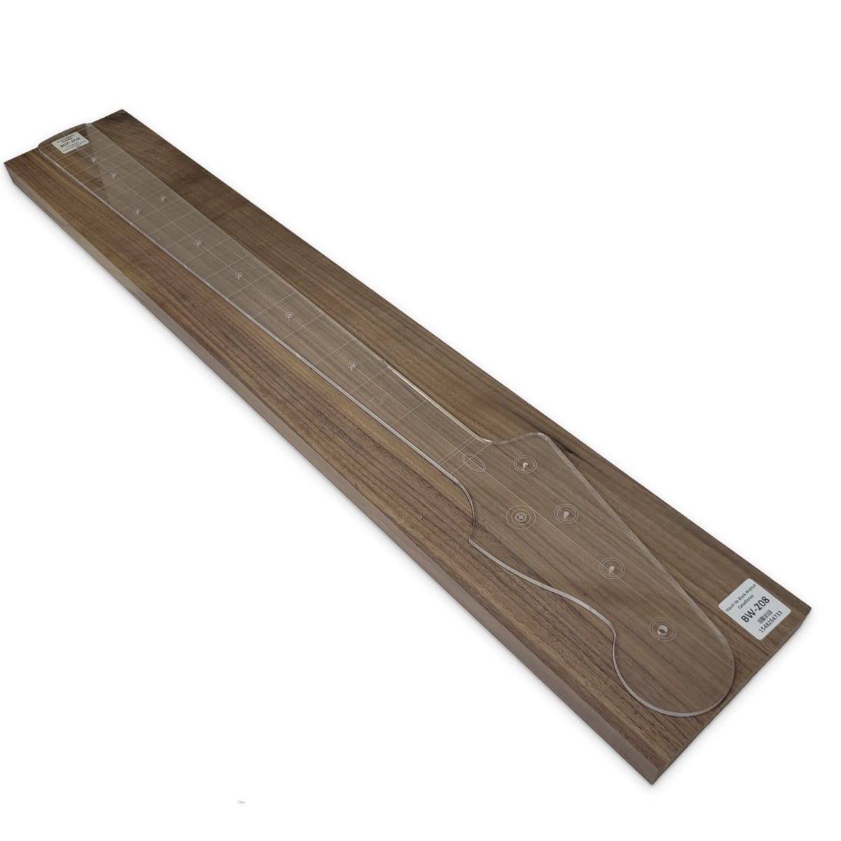 Mastil BW-208 de Black Walnut Especial Radial para Bajo 0