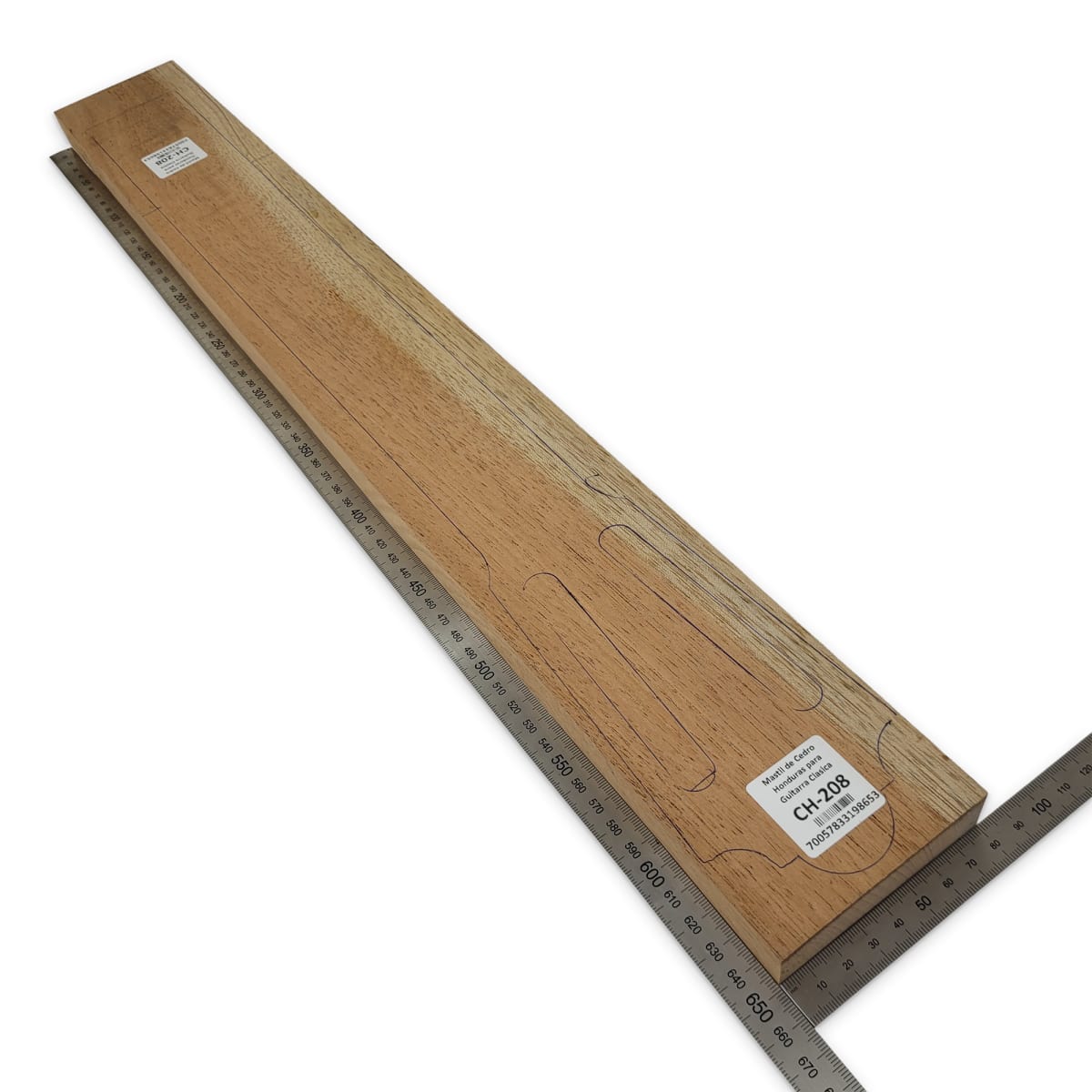 Mastil para Guitarra CH-208 de Cedro Honduras Especia;2