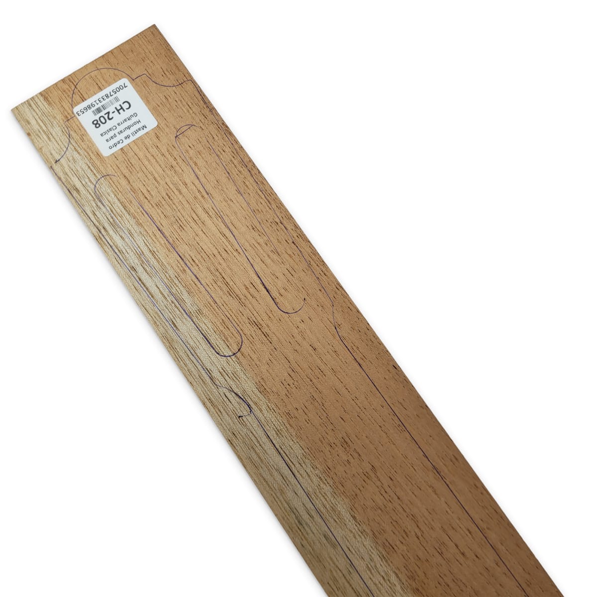 Mastil para Guitarra CH-208 de Cedro Honduras Especia;5