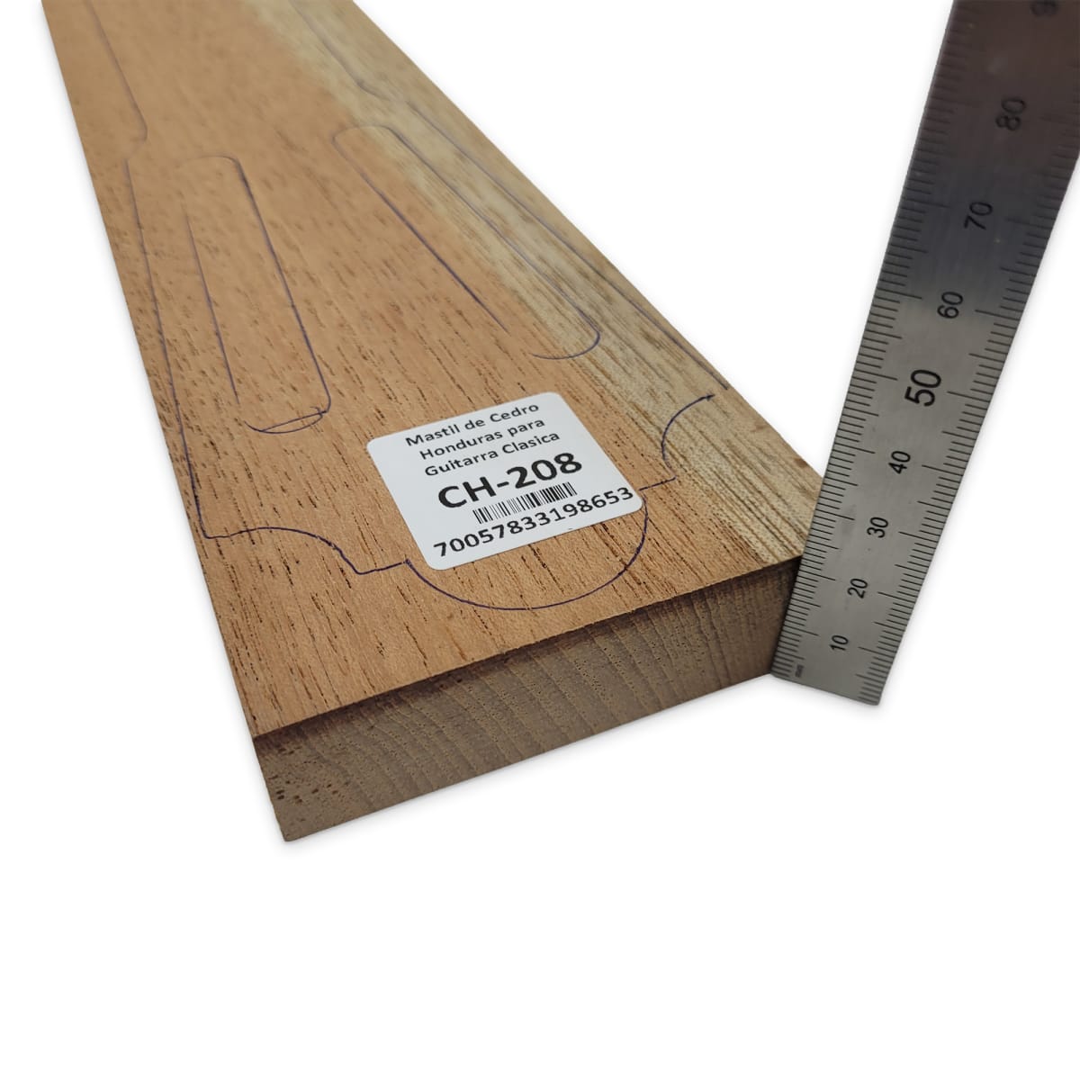 Mastil para Guitarra CH-208 de Cedro Honduras Especia;4