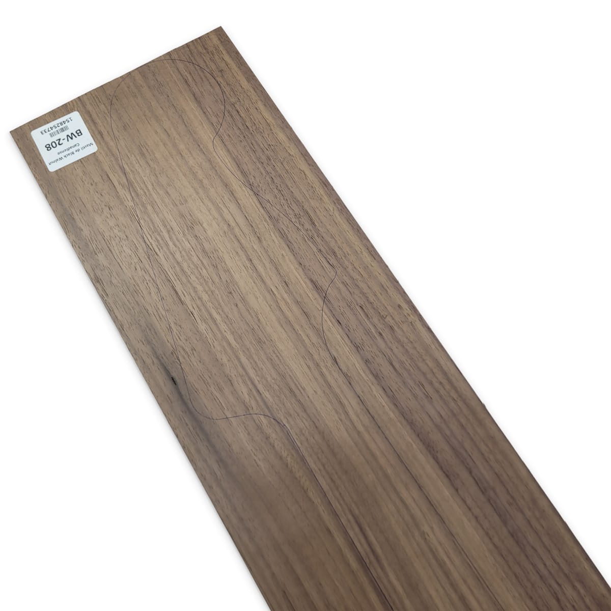 Mastil BW-208 de Black Walnut Especial Radial para Bajo9