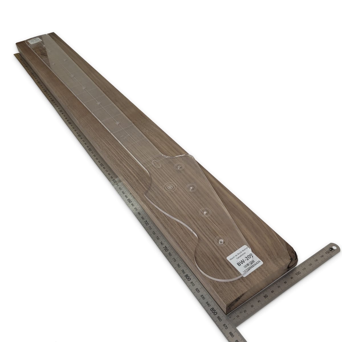 Mastil BW-209 de Black Walnut Especial Radial para Bajo3
