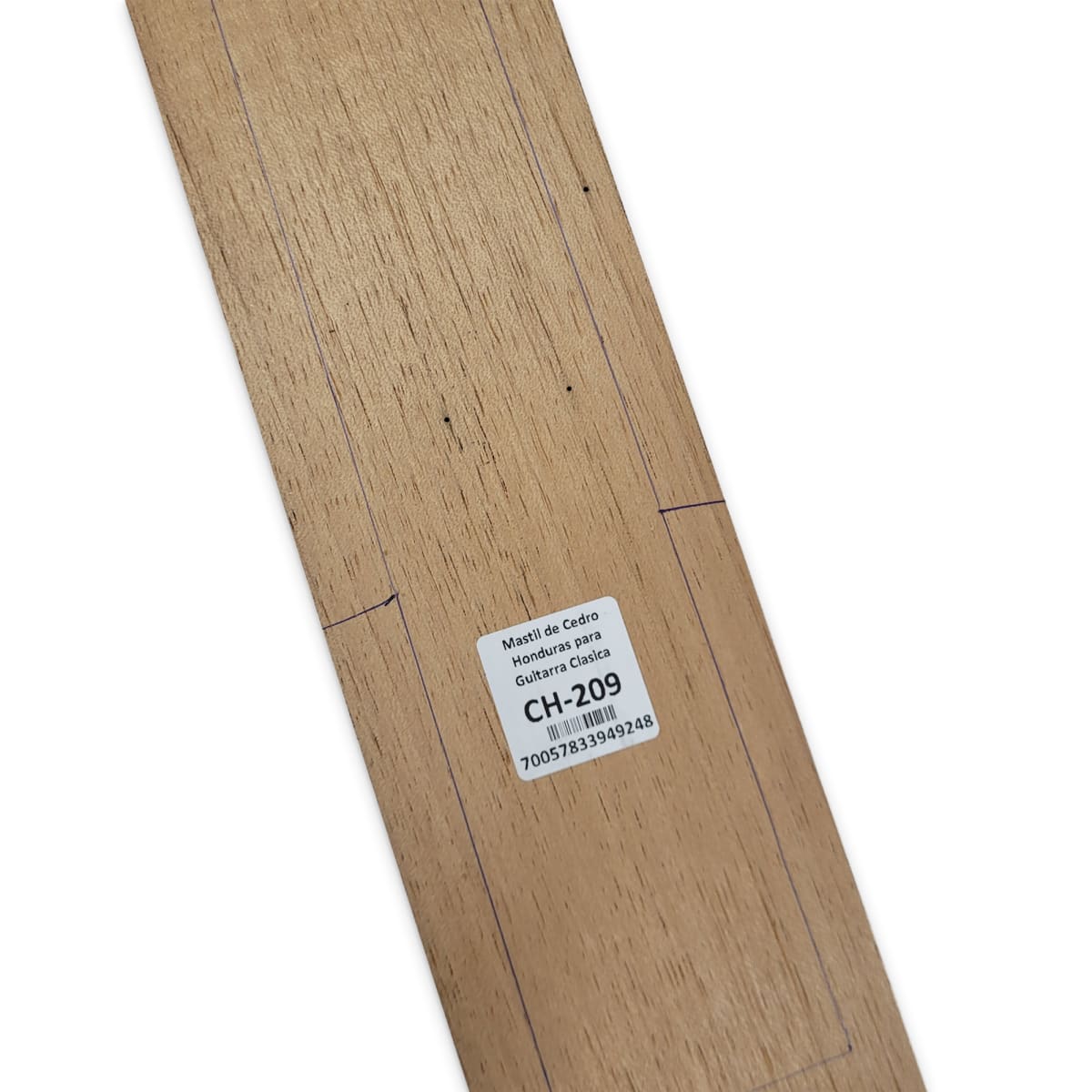 Mastil para Guitarra CH-209 de Cedro Honduras Economico con detalles7