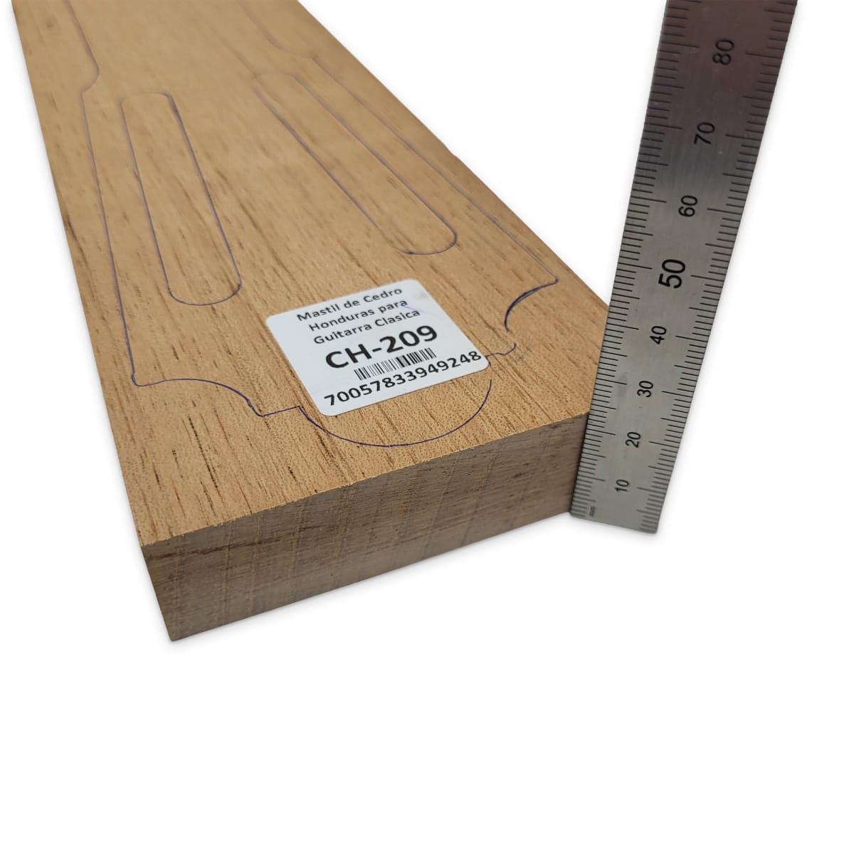 Mastil para Guitarra CH-209 de Cedro Honduras Economico con detalles4